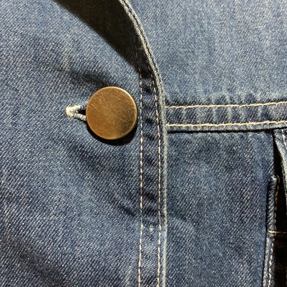 Anthropologie Mare Mare Aya Denim Utility Jumpsuit M - Picture 7 of 11